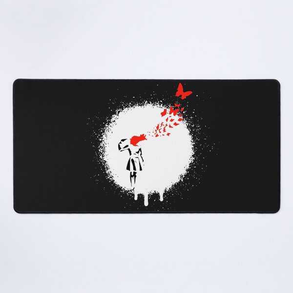 Item preview, Butterfly Girl | Banksy Stencil Street Art Spray Paint  designed and sold by WE-ARE-BANKSY.