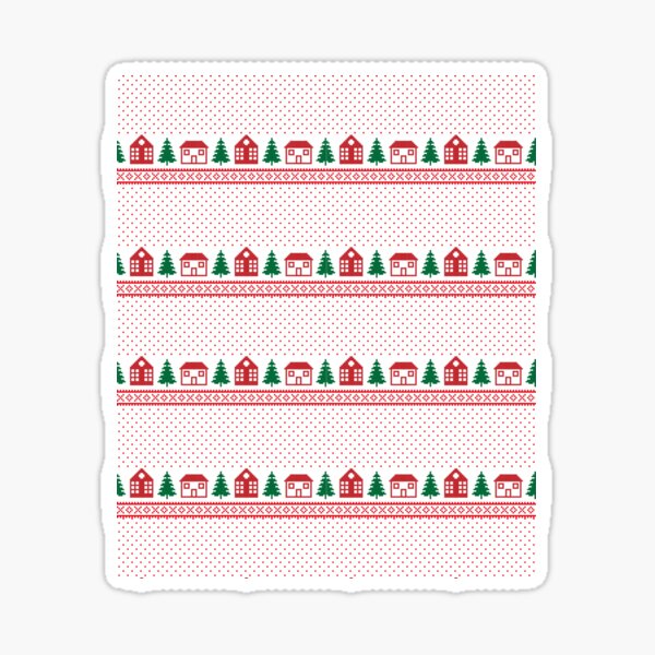 Artikel-Vorschau von Weihnachten Strickmuster, Winterurlaub Strickmuster mit Weihnachtsbaum. Weihnachten und Neujahr Nahtloses Strickmuster-Design, designt und verkauft von Hussain Shirts.