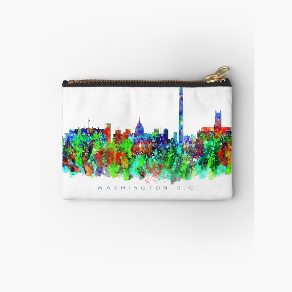 Item preview, Washington DC Skyline Watercolor Painting designed and sold by InkistPrints.