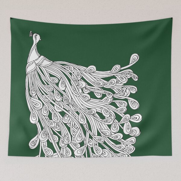 Item preview, Tail Feathers - Peafowl Glory designed and sold by Kristine Kisman.