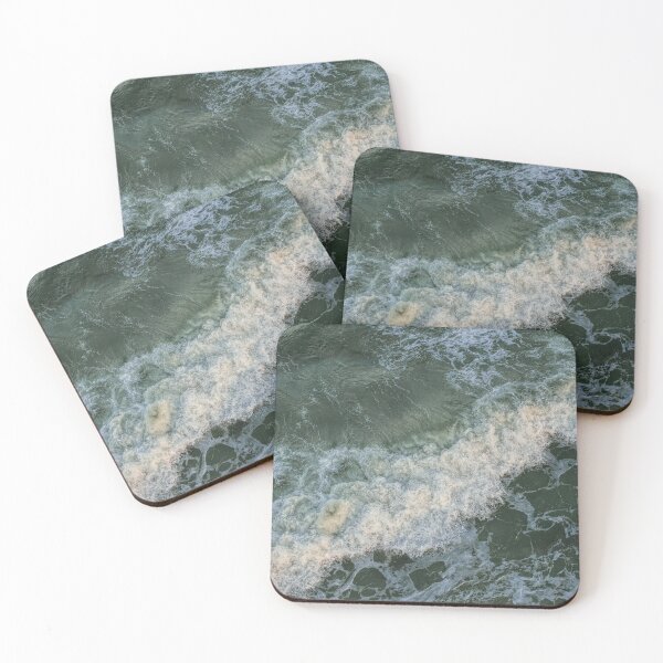 Item preview, Green Ocean Waves on the Diagonal Florida  designed and sold by nbrandsberg.