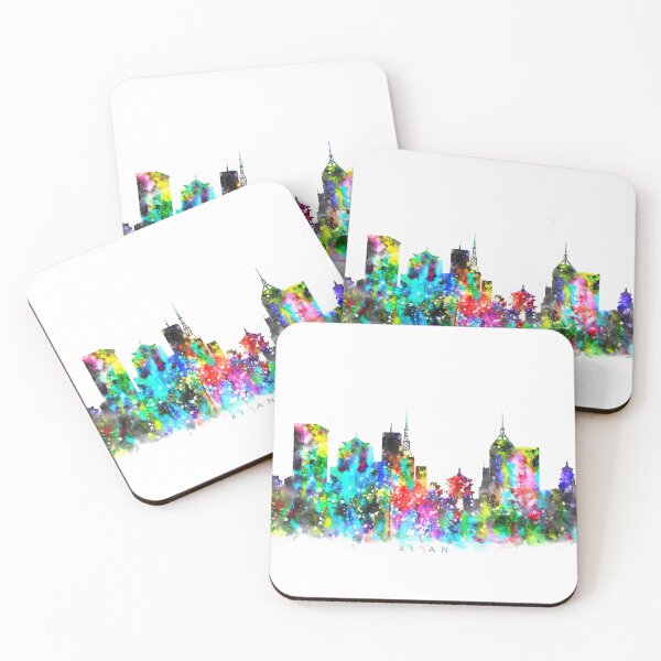 Artikelvorschau, Xi'an, China Skyline Watercolor Painting entworfen und verkauft von InkistPrints.