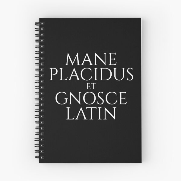 Item preview, Classical Latin Language - Mane Placidus Et Gnosce Latin designed and sold by Styrman.