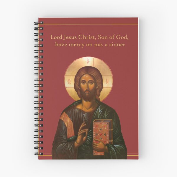 Item preview, Jesus Prayer Icon Eastern Orthodox Church designed and sold by theorthodoxpath.