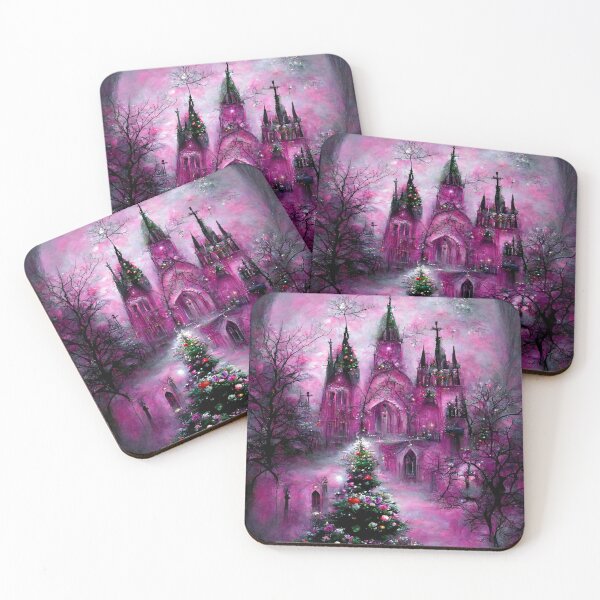 Item preview, Pastel Goth Pink Christmas designed and sold by WILDEVIOLET.