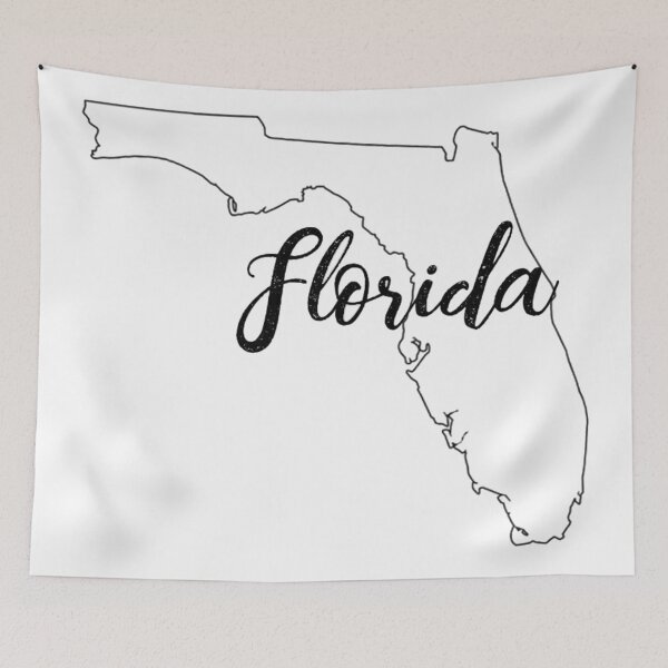 Item preview, State Outline - Florida designed and sold by Nicole-Owens.