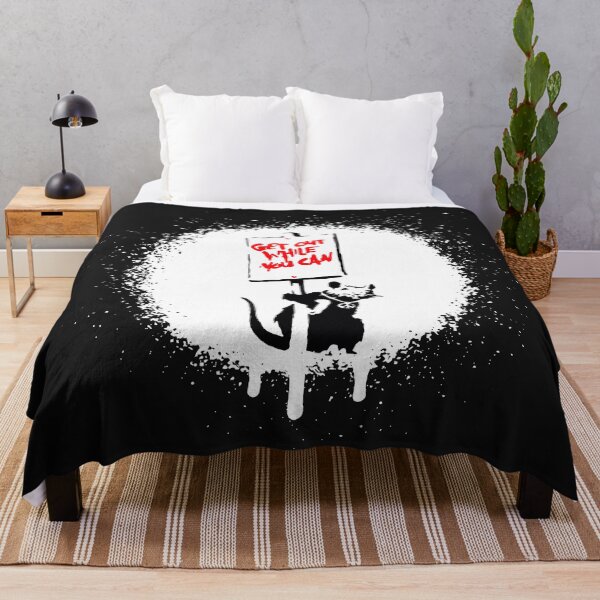 Item preview, Get Out Rat | Banksy Stencil Spray Paint Art designed and sold by WE-ARE-BANKSY.