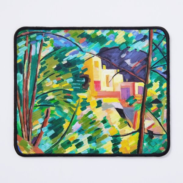 Item preview, Landscape after a painting by Cezanne was collaged then repainted designed and sold by Hawthornshalt43.