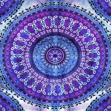 Artwork thumbnail, Hydrengea Mandala by Nina May Designs