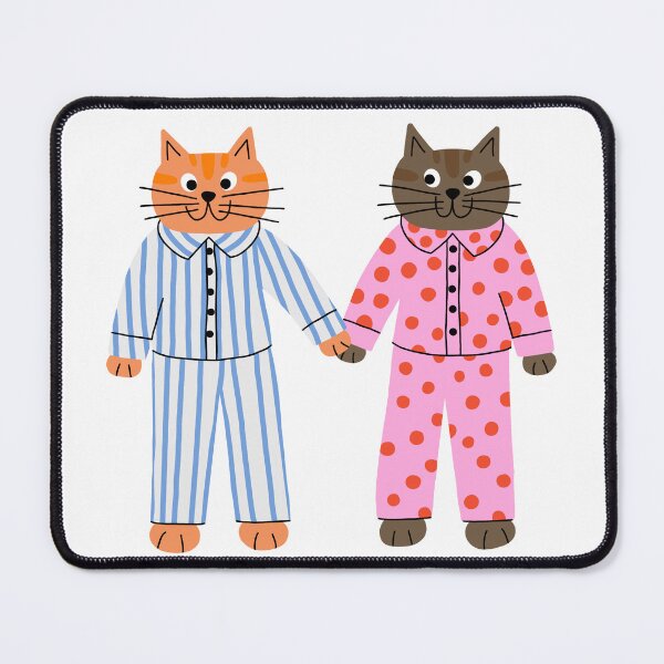 Item preview, Cats in pyjamas designed and sold by PeachCatDesigns.