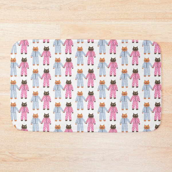 Item preview, Cats in pyjamas designed and sold by PeachCatDesigns.