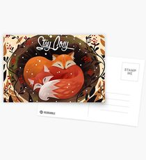 Stay Cozy Postcards