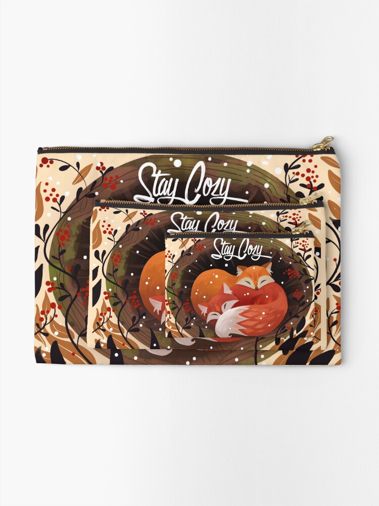 Alternate view of Stay Cozy Zipper Pouch