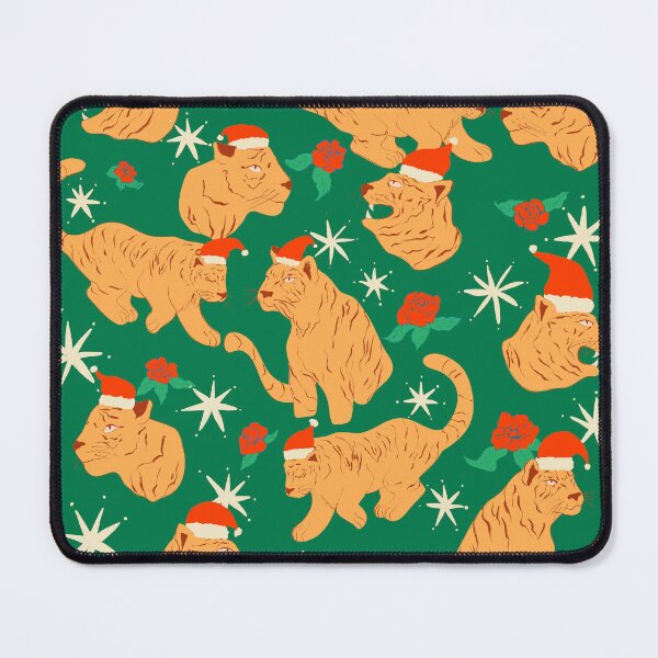 Item preview, Cute Tiger Christmas hat patterns  designed and sold by Thalia Roman.
