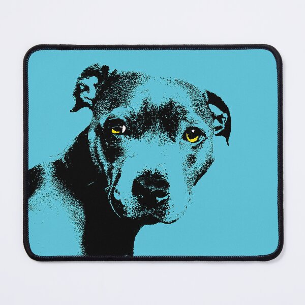 Item preview, Blue Staffie Dog Design in Blue - Staffie Dog Pet Pop Art - Animal Pop Art, Bespoke Options designed and sold by StudioFlea.
