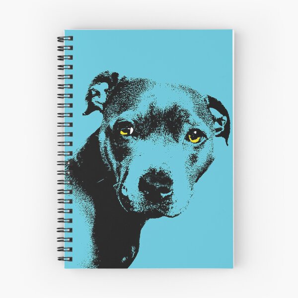 Item preview, Blue Staffie Dog Design in Blue - Staffie Dog Pet Pop Art - Animal Pop Art, Bespoke Options designed and sold by StudioFlea.