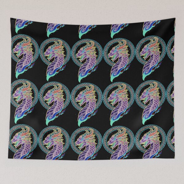 Item preview, BLUE EYED DRAGON HEAD LOOKING LEFT designed and sold by sailorsam1805.