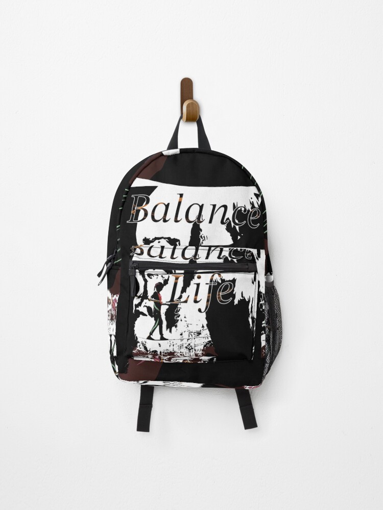 Thumbnail 1 of 3, Backpack, Balanced Life designed and sold by Jamison-Riedman.