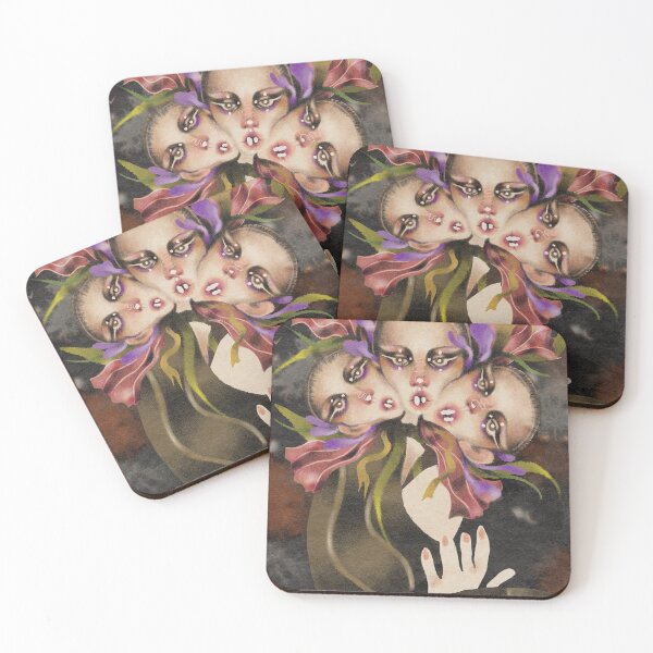 Item preview, hydra girl and fantasy flowers designed and sold by lorelei-k.
