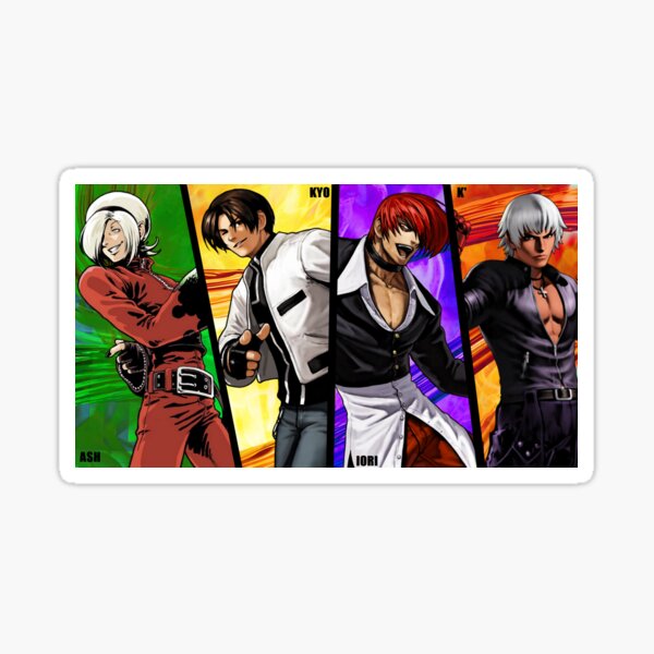 IORI YAGAMI Sticker for Sale by d0gswithknives