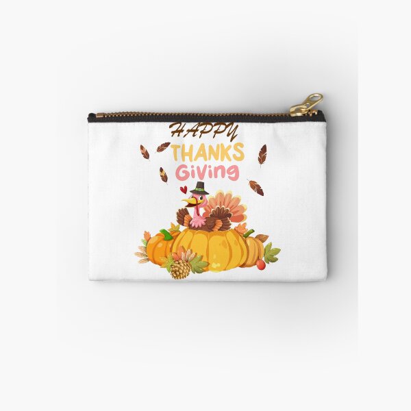 Item preview, Happy thanksgiving turkey and pumpkins designed and sold by SeniorPrint99.