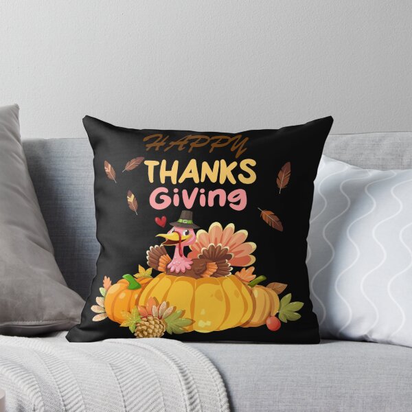 Item preview, Happy thanksgiving turkey and pumpkins designed and sold by SeniorPrint99.