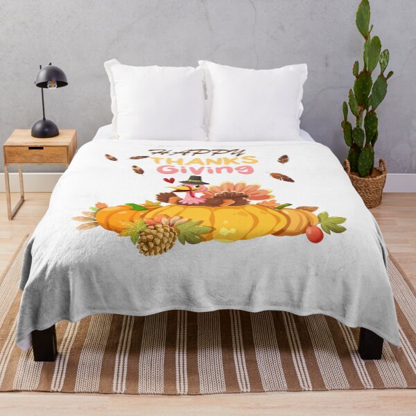 Item preview, Happy thanksgiving turkey and pumpkins designed and sold by SeniorPrint99.