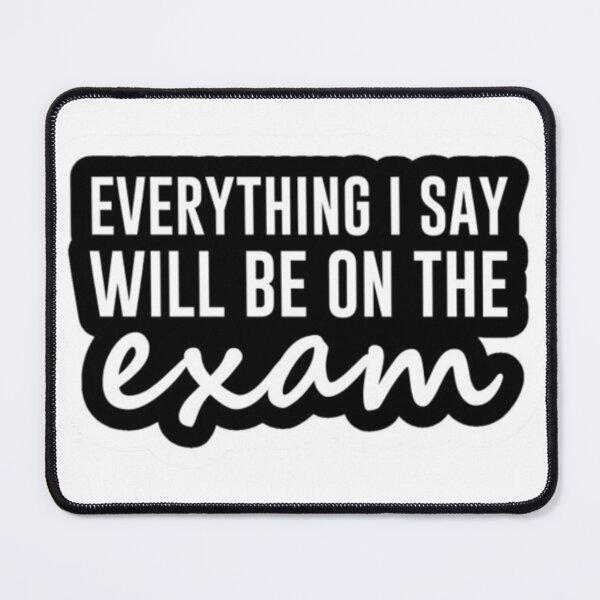 Item preview, everything i say will be on the exam designed and sold by designoDZ.