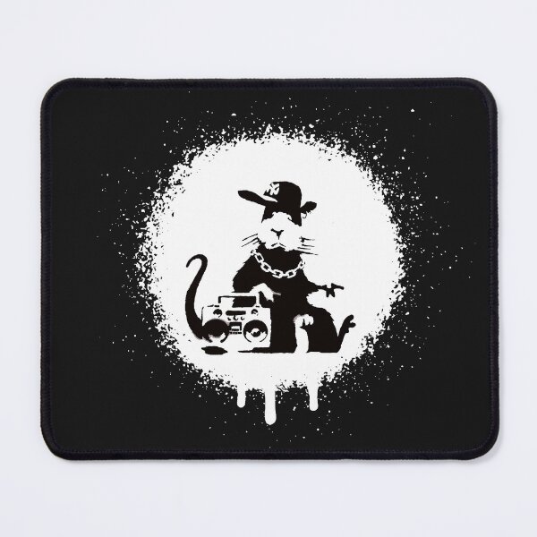Item preview, Banksy Hip Hop Rat - Spray Paint Street Art Urban Graffiti designed and sold by WE-ARE-BANKSY.