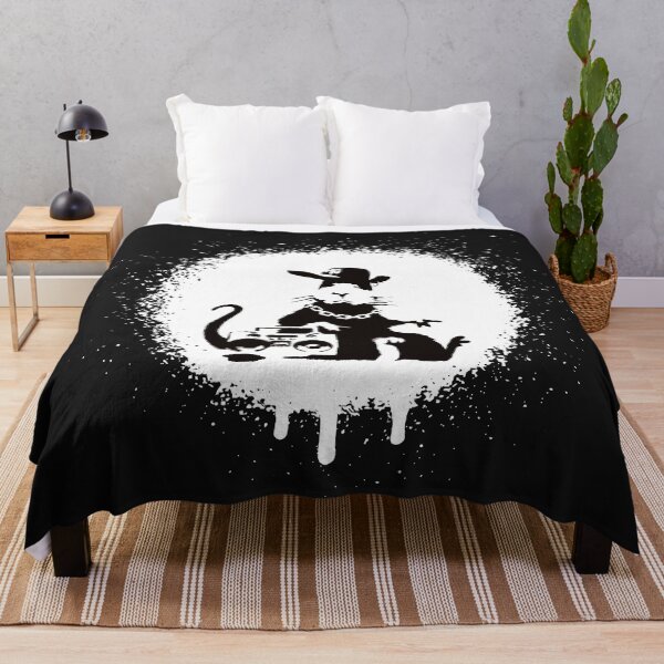 Item preview, Banksy Hip Hop Rat - Spray Paint Street Art Urban Graffiti designed and sold by WE-ARE-BANKSY.