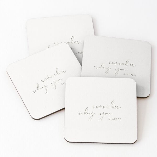 Item preview, Remember why you started designed and sold by successmom.