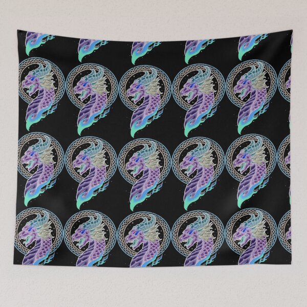 Item preview, BLUE EYED DRAGON HEAD LOOKING LEFT designed and sold by sailorsam1805.