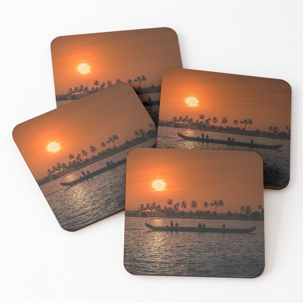 Item preview, Kerala Gods own country - sunset photograph of backwaters of Kerala | For photography lovers| Indian photography  designed and sold by Arteartz.
