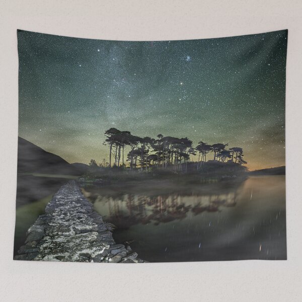 Item preview, Pine Tree Island at Night, Connemara, Ireland designed and sold by rogerstanger.