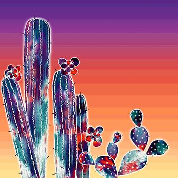 Artwork thumbnail, Sunset Painted Desert by Nina May Designs