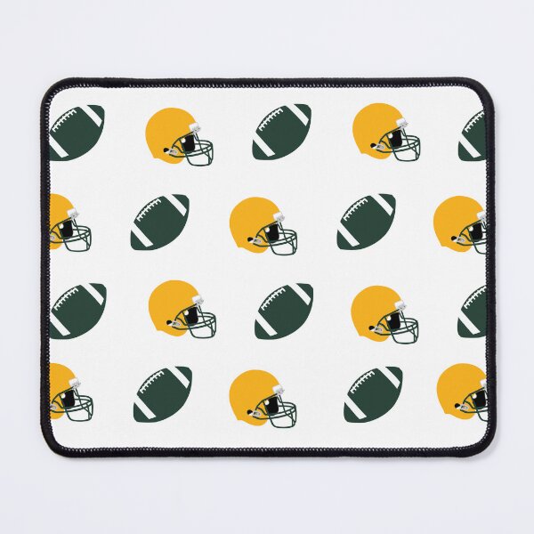 Item preview, Football Pattern - Yellow and Green Footballs and Helmets designed and sold by gjsart.