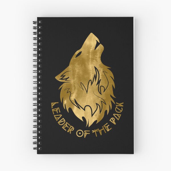 Item preview, Leader of the Pack - Watercolor Gold Foil Howling Alpha Wolf Head designed and sold by Cawaiico.