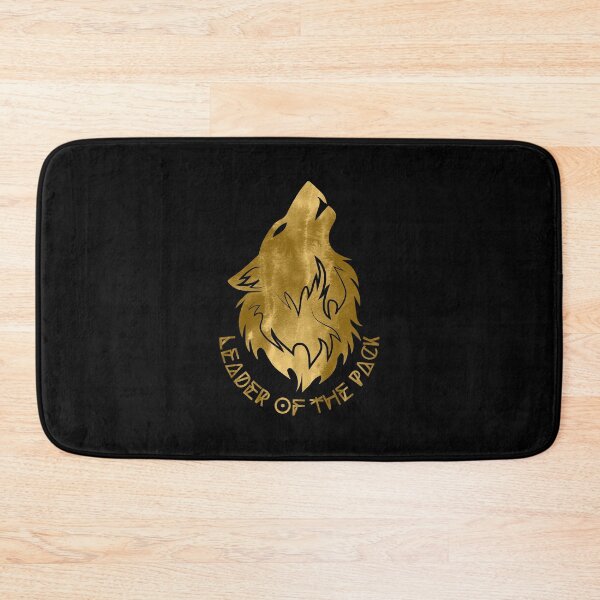 Item preview, Leader of the Pack - Watercolor Gold Foil Howling Alpha Wolf Head designed and sold by Cawaiico.