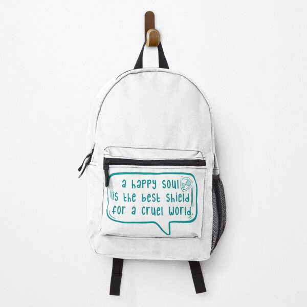 Item preview, A happy soul is the best shield for a cruel world. designed and sold by TarDuck.