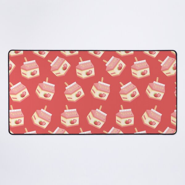 Item preview, Kawaii Pastel Color Strawberry Milk Pattern designed and sold by MakeitMelo.