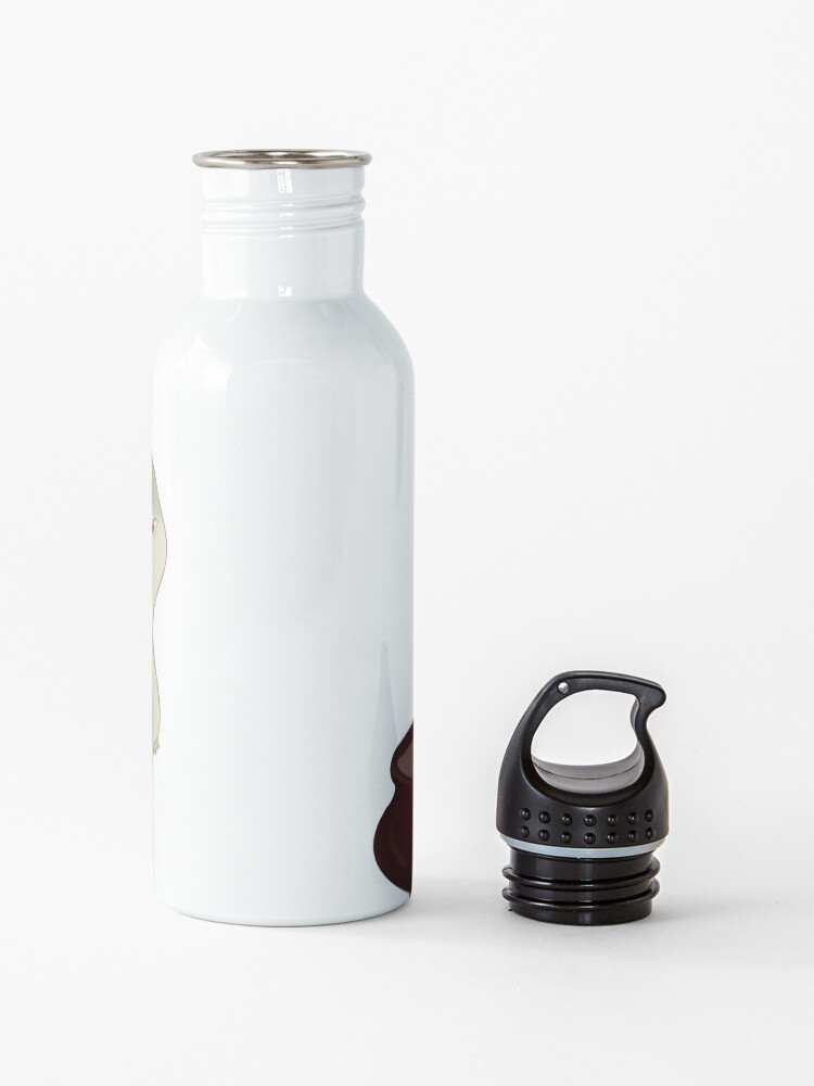 Alternate view of Succulent cat design Water Bottle