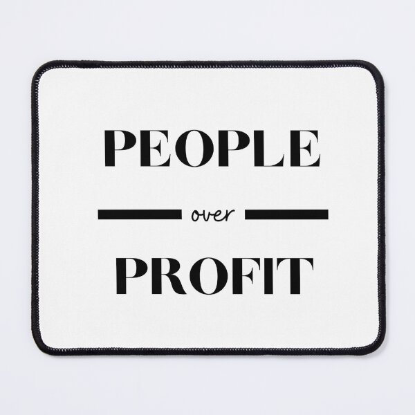 Item preview, People Over Profit designed and sold by SquishStitches.