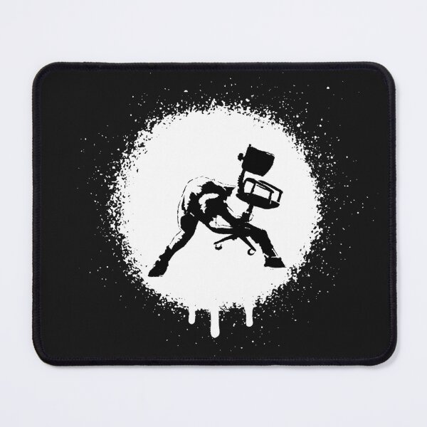 Item preview, Office Chair Rage Banksy Street Art designed and sold by WE-ARE-BANKSY.