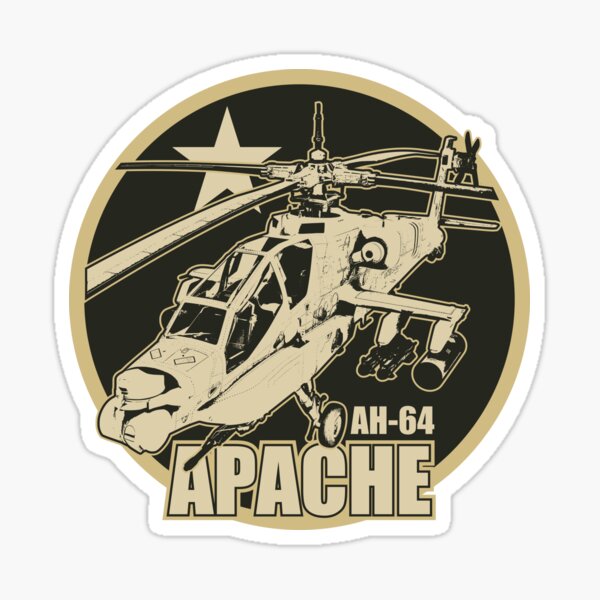 Vista previa del artículo con la obra «AH-64 apache», diseñado y vendido por StrongVlad.