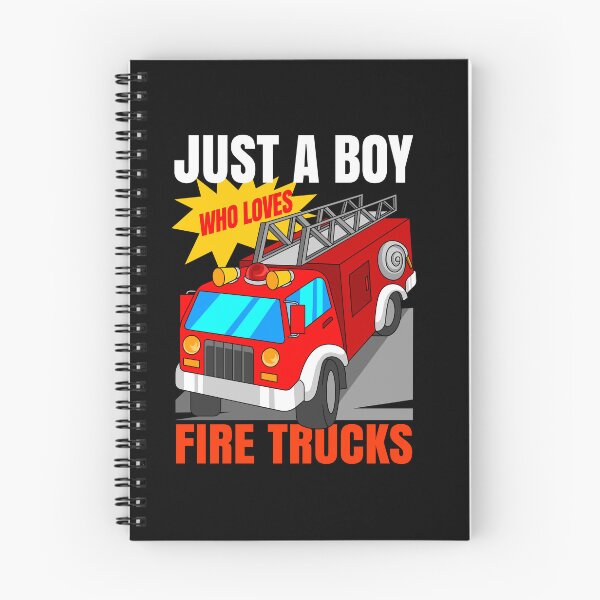 Item preview, Just A Boy Who Loves Firetrucks Firefighter Fireman designed and sold by Ibu83.