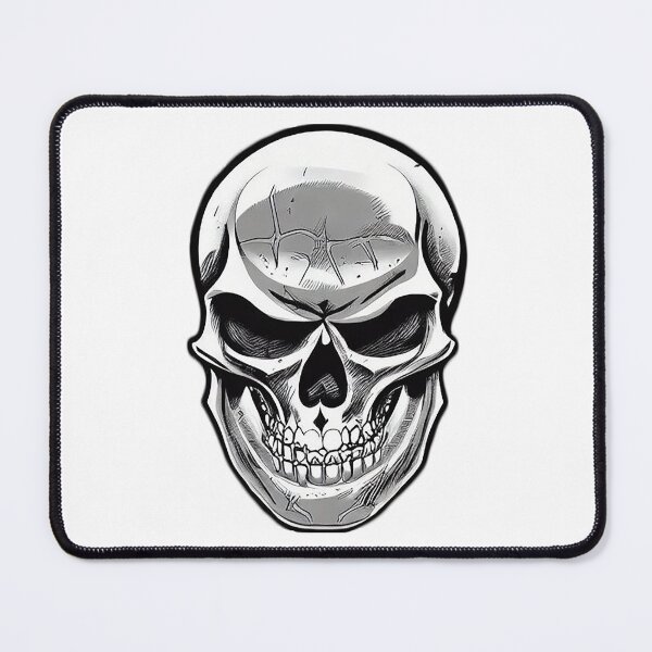Item preview, Grayscale skull art designed and sold by Nakumis-shop.