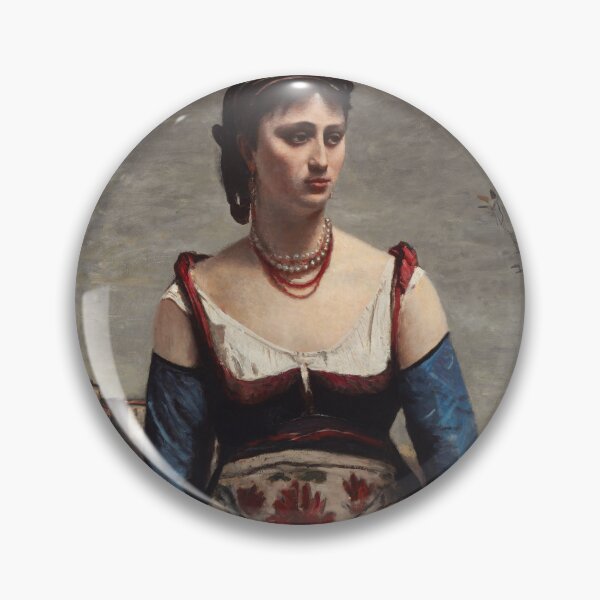 Artikelvorschau, Agostina Jean Baptiste Camille Corot Neoklassischer Kunstdruck entworfen und verkauft von KimCheetham.