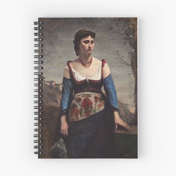Item preview, Agostina Jean Baptiste Camille Corot Neo Classical Fine Art Print designed and sold by KimCheetham.