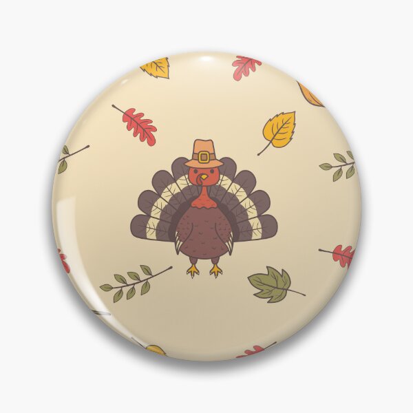 Item preview, Cute Thanksgiving Turkey Pattern designed and sold by ttttee.