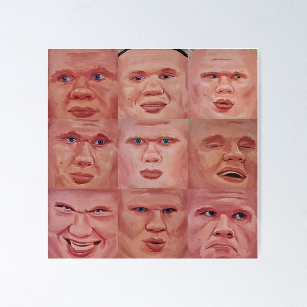 Artikel-Vorschau von Erling-Haaland-Muster, designt und verkauft von RoryPaints.